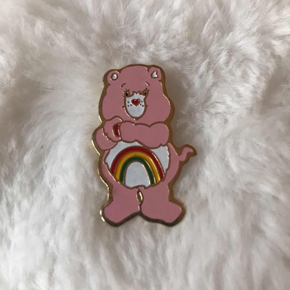 Vintage “Cheer Bear” Care Bear Pin